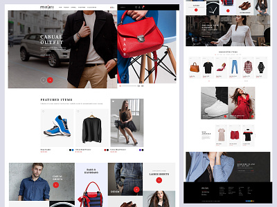 Clothing Website Design clothing landing page ui ui design uiux website website design