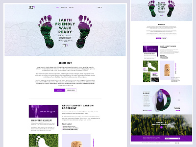 Shoe Web Page Design design e commerce ecommerce landing page ui uiux webpage website website design