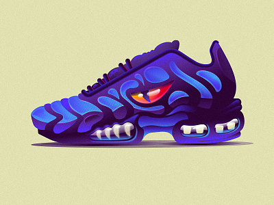 Jurassic Sneakers dino gradient graphic design icon illustration illustrator logo mark motion graphics nike sneakers