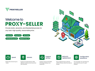 Proxy Landing Page design homepage landing page page site ui uiux web web design webdesign webpage website website design