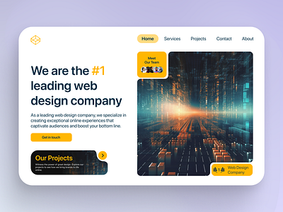 Web Design Agency Website design homepage modern ui ux web