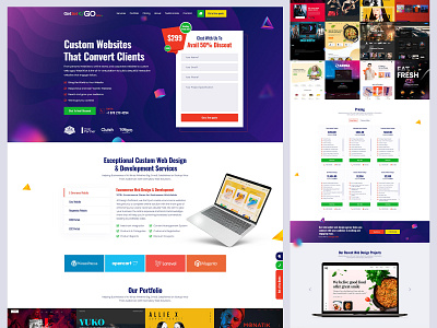 Agency Website Design agency agency website banner design footer header hero header homepage landing page page design prototype site ui uiux ux web web design webpage website website design