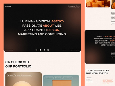 Digital Agency | UX/UI Design agency animation app branding consulting design digital graphic innovation logo marketing ui ux uxui design web web design