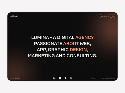 Digital Agency | UX/UI Design agency animation app branding consulting design digital graphic innovation logo marketing ui ux uxui design web web design