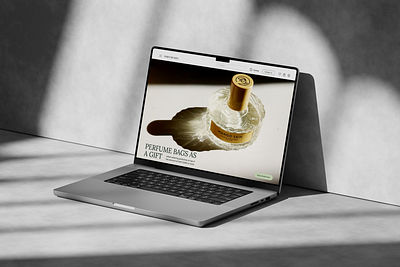 Website for Perfume store adaptive design branding build website business website create website design figma landing page online store ui uiux ux webdesign website