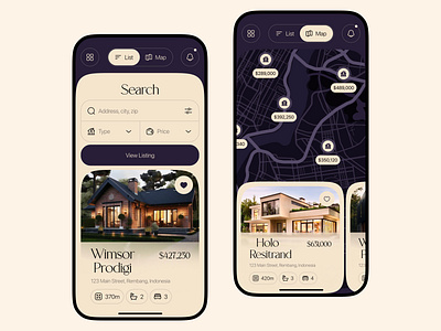 Real Estate Mobile App Design app concept design home mobile mobile app phone real estate mobile app design ui