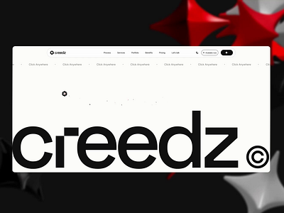 Creedz: Design Agency - Interactive UI/UX 3d animation branding graphic design interactive logo mobile motion graphics ui uiux web design