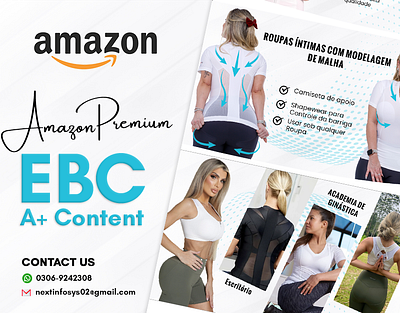 Premium EBC Design | Premium A+ Content add design amazon branding design ebc enhance content brand flyer design graphic design illustration listing images premium