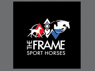 The Frame Sport Horses Re-Branding brand identity branding graphic design illustration logo typography vector