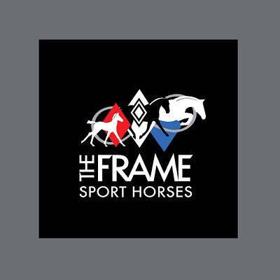 The Frame Sport Horses Re-Branding brand identity branding graphic design illustration logo typography vector