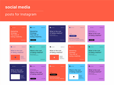 Social Posts - Instagram graphic design instagram instagram posts social media social posts