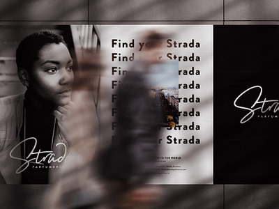 Strada - Premium Perfume Brand brand identity branding graphic design label design logo packaging perfume visual design visual storytelling