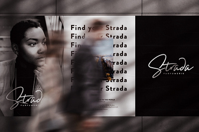 Strada - Premium Perfume Brand brand identity branding graphic design label design logo packaging perfume visual design visual storytelling