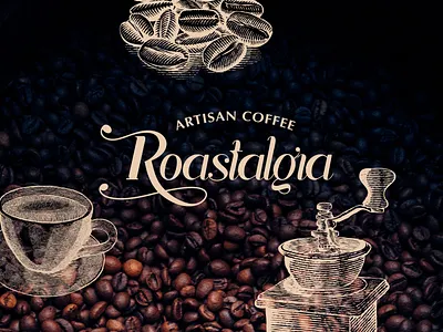 Roastalgia – Specialty Coffee Brand beverage brand brand identity branding coffee brand design graphic design label design logo luxury brand packaging uxui website design