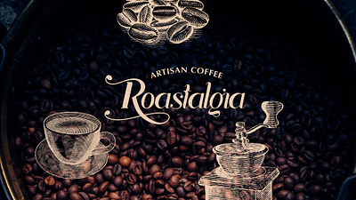 Roastalgia – Specialty Coffee Brand beverage brand brand identity branding coffee brand design graphic design label design logo luxury brand packaging uxui website design