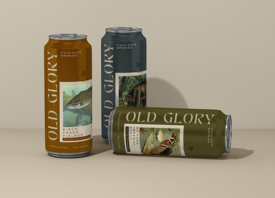 Field Note Brewing america americana animal beer botanical brewing cans field field notes logo nature packaging pilsner