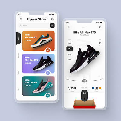 E-commerce shoes app design e commerce app figma illustration shoes app ui ui design uiux uiux design