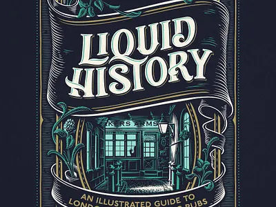 LIQUID HISTORY ILLUSTRATION TO DRINK SCENE CELEBRATION