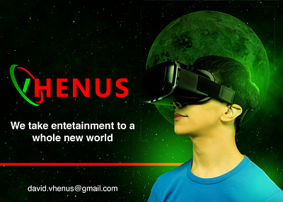 Vhenus branding entertainment galaxy graphic design innovation technology venus