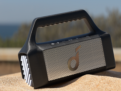 Soundcore Speaker 3d 4d animation arnold render art behance branding c4d cinema cinema 4d design digital art dribbble best shot graphic design illustration motion graphics photoshop product product design ui