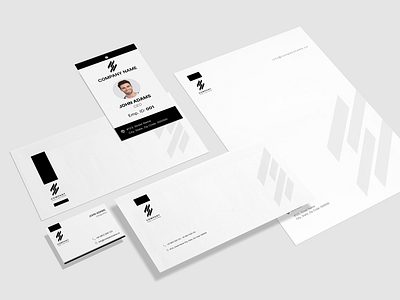 Corporate Branding branding businesscard envelope idcard letterhead logo ui