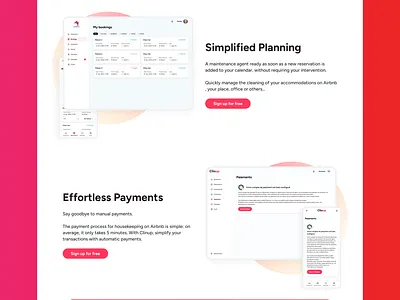 Cleanup - Landing page design design homepage homepage design landing page landing pagee ui uidesing uiinspiration webdesign website design