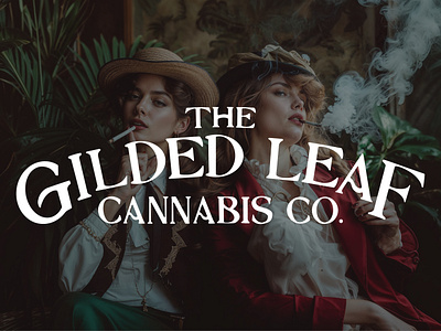 The Gilded Leaf Cannabis Co. Branding & Packaging Design cannabis packaging