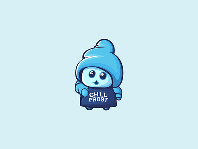 Chill Frost brand branding design graphic design illustration logo mascot vector