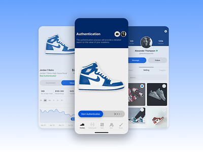 Sneaker Authentication AI ai ai app app authentication clothing luxury mobile app sneaker sneakers ux ux design