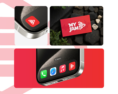 MY JAM - ICON DESIGN AND BUSINESS CARD branding graphic design logo ui