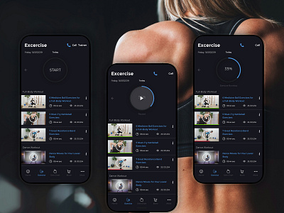 Fitness Videos adobe xd course fitness course fitness video mobile app tutorials video