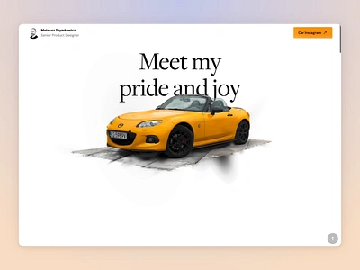 Mazda MX-5 Miata Landing page - Car Enthusiast & Designer 3d about animation assets automotive car details interaction landing lumaai mazda miata on scroll page portfolio product scroll spline web design webflow