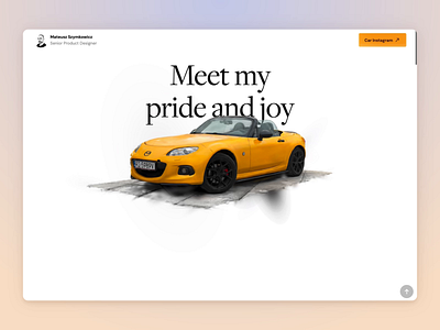 Mazda MX-5 Miata Landing page - Car Enthusiast & Designer 3d about animation assets automotive car details interaction landing lumaai mazda miata on scroll page portfolio product scroll spline web design webflow