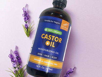 Sandhu Castor Oil branding graphic design