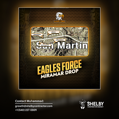 Poster Designs for Eagles Force branding design esports gaming graphic design illustration logo photoshop poster