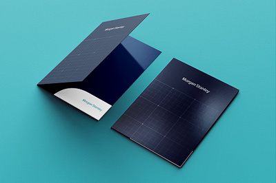 Folder Design for a Financial Services Company brand identity branding creative design design folder design graphic design print design