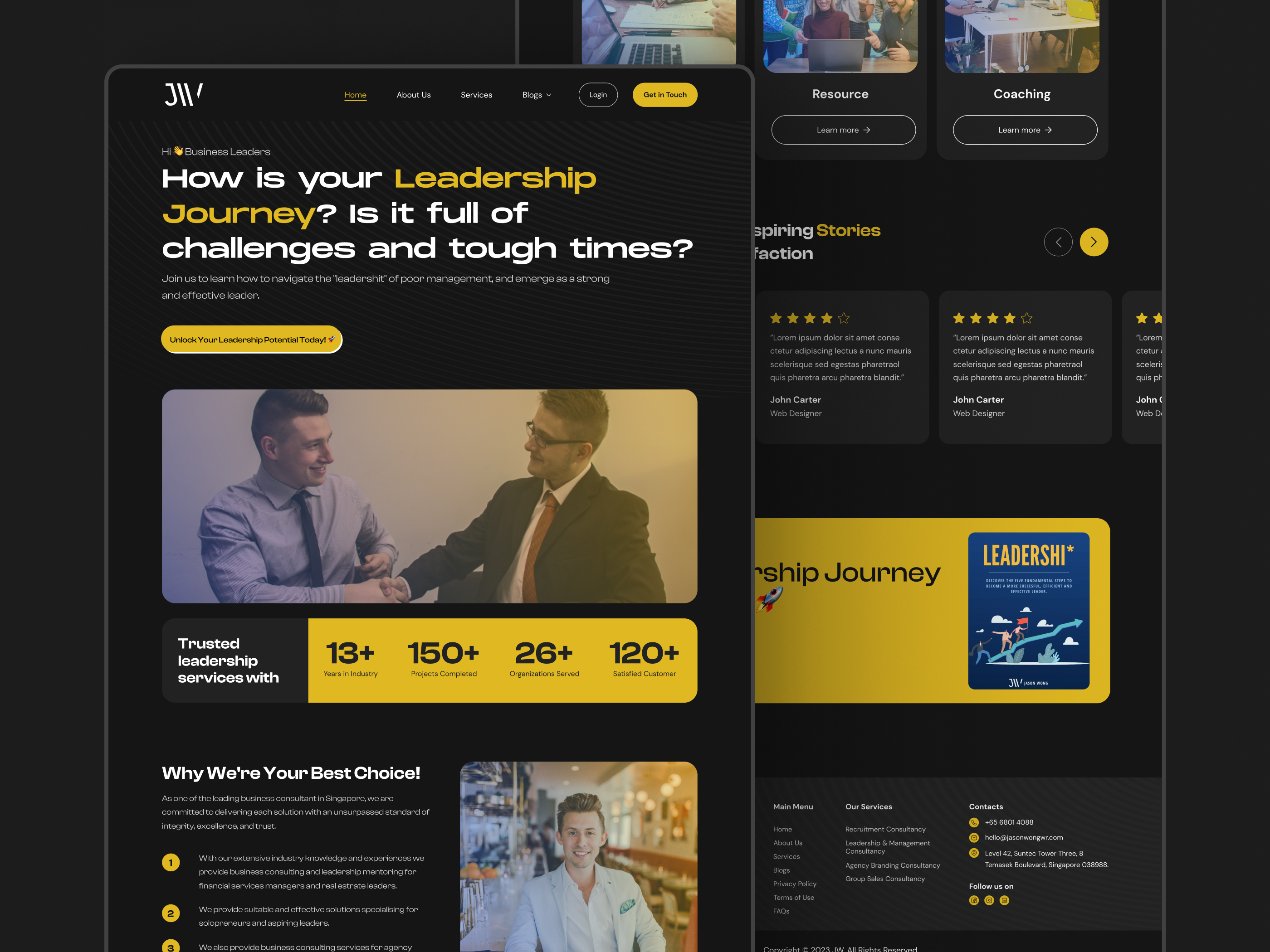 Example of Premium  Website Design & Redesign