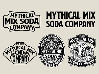 Mythical Mix Soda Co. Badge Kit soda can