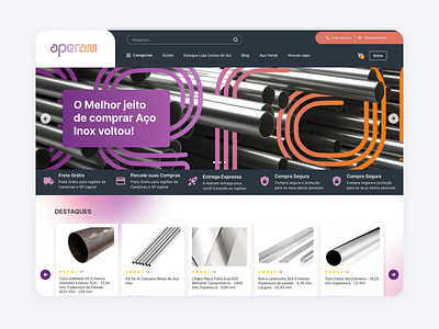 Aperam - Ecommerce branding ui