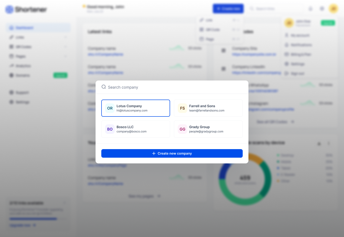 Example of UI/UX Design For Apps & Dashboards