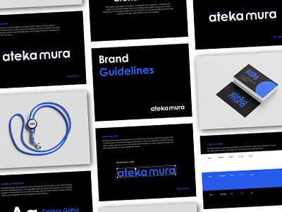 Ateka Mura - Stationery Tools Logo & Brand Guidelines brand guidelines branding graphic design identity visual logo stationery ui