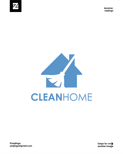 Clean Home Logo clean clean home logo design graphic design home homes logo logos logotype modern sapu simple simple logo vector