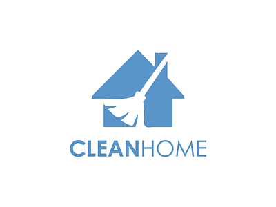 Clean Home Logo clean clean home logo design graphic design home homes logo logos logotype modern sapu simple simple logo vector