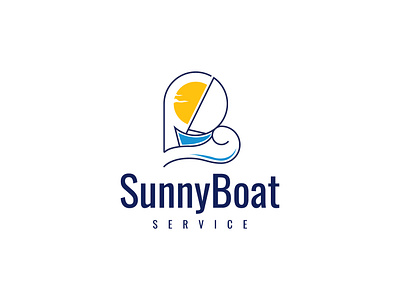 SunnyBoat Service Logo Design, Letter B+Boat +Wave, Line Art b logo design boat boat logo boat service boat service logo brand identity branding creative logo fishing boat logo fishing boat service line art boat line art logo logo logo design logodesigner logos logotype sailing boat logo waves yacht logo