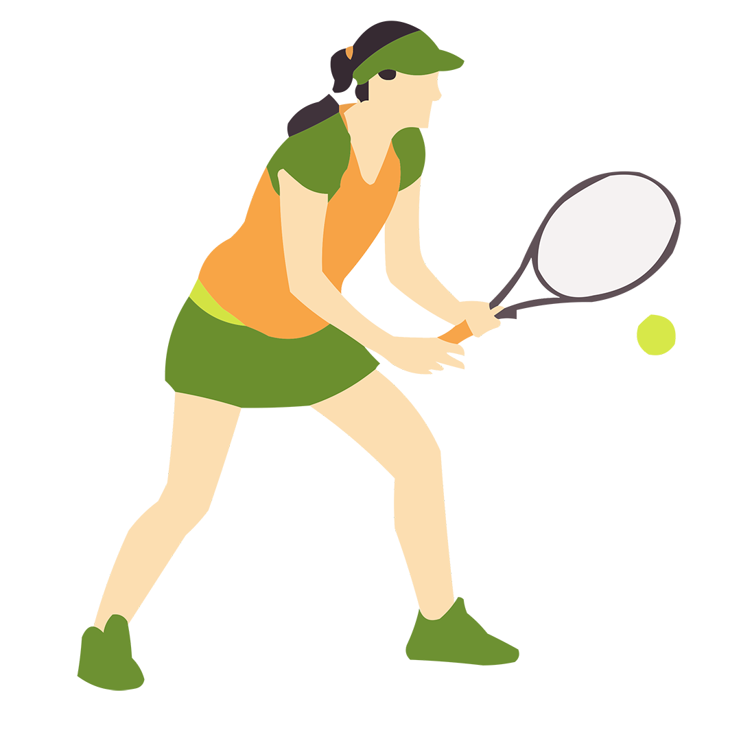 Woman Tennis Player athlete exercise player sports sticker tennis tournament