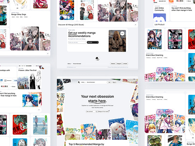 Mawaru - Landing page website anime book branding clean design e commerce graphic design landing page manga novel product ui ux website