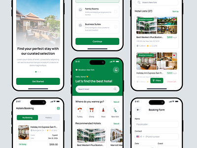 Search and Booking Hotel App apartment app design booking booking app clean destination hotel hotel app hotel booking ios app minimal mobile app mobile app design mobile design mobile ui reservation reserve room booking ui design ui resort