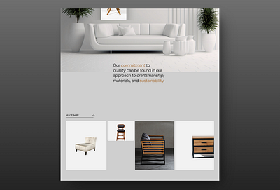 Timber & Luxe - Framer Landing for a Furniture Brand design framer furniture landing page minimalist ui uiux web design website