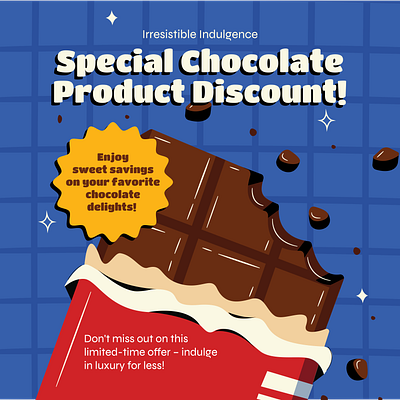 summer chocolate sale promo branding brochure design flyer graphic design illustration motion graphics promo typography ui vector