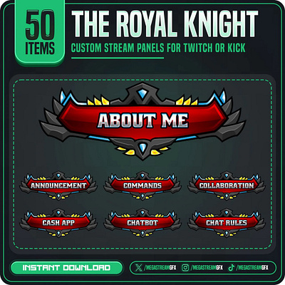 he Royal Knight Twitch Panels royal knight panels